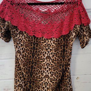 Crazy train leopard top